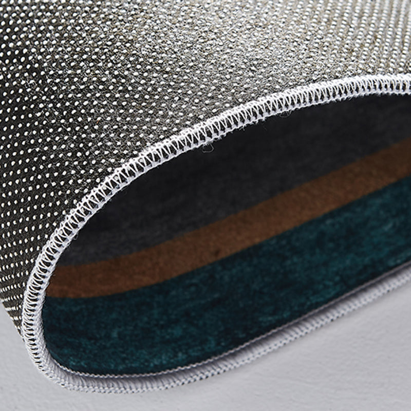 Minimalistisch binnenvleedkleed Contrastpaneel Ruug Polyester Stain Resistent gebied Tapijt voor woonkamer