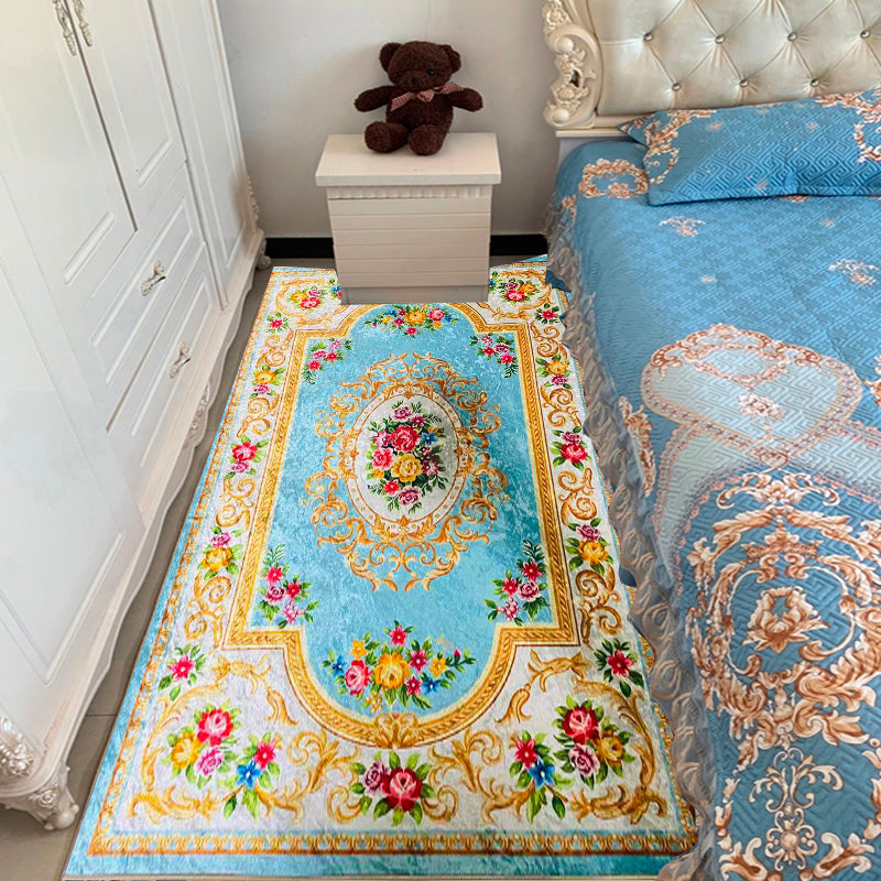 Chique slaapkamer tapijt Europees medaillonpatroon Tapijten Polyester vlekbestendig tapijt