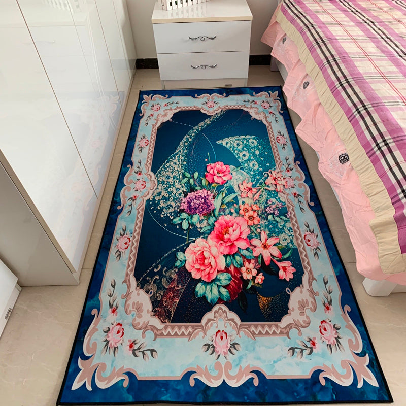 Chique slaapkamer tapijt Europees medaillonpatroon Tapijten Polyester vlekbestendig tapijt