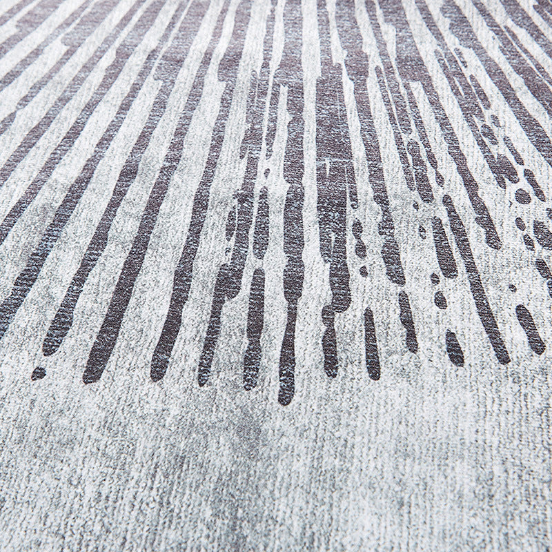 Contemporary Rug Abstract Pattern Creative Area Rug Polyester Anti-Slip Rug for Home Decor