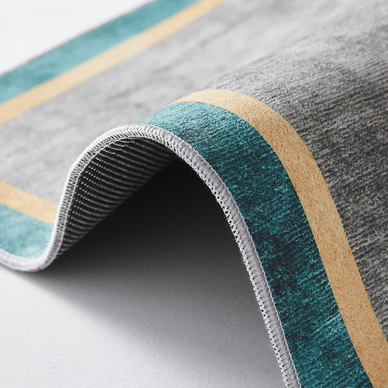 Contemporary Rug Abstract Pattern Creative Area Rug Polyester Anti-Slip Rug for Home Decor
