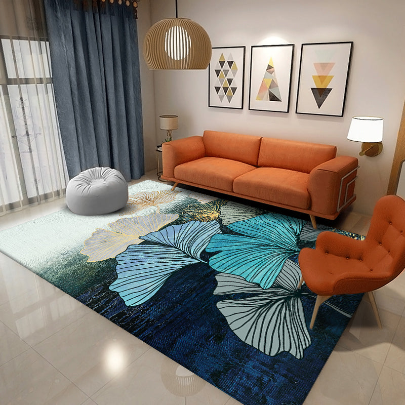 Lichtgroen Modern tapijt Blending gestreepte tapijtvlekbestendig tapijt voor woningdecoratie