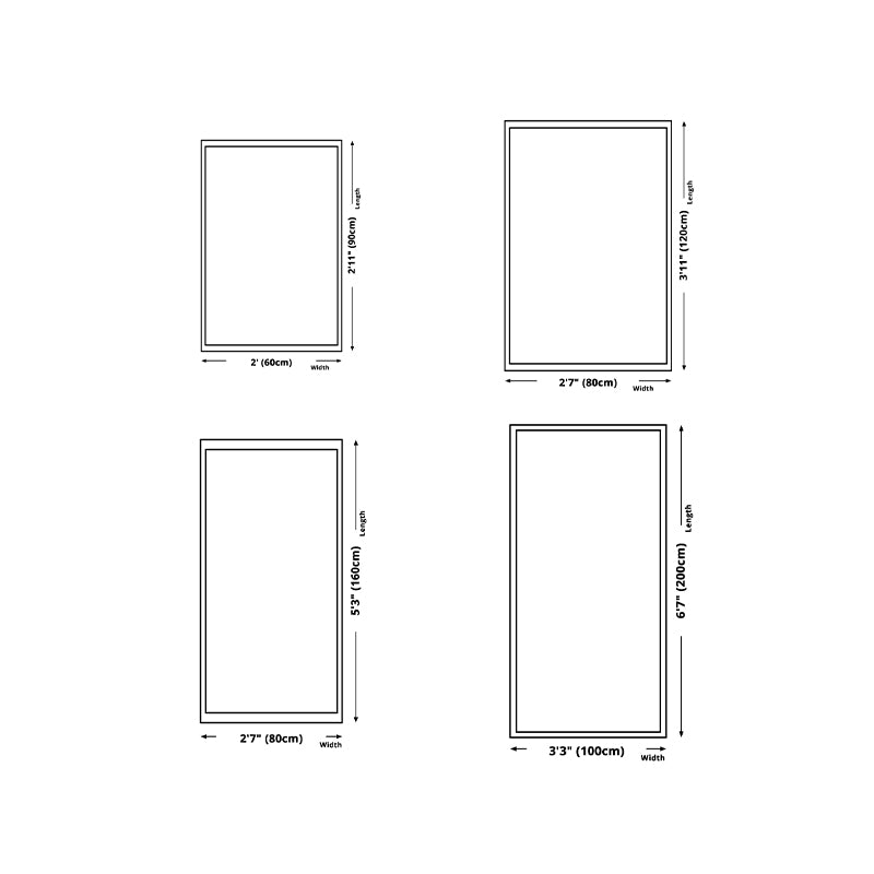 Natural Feather Pattern Carpet Polyester Indoor Rug Non-Slip Backing Area Rug for Living Room