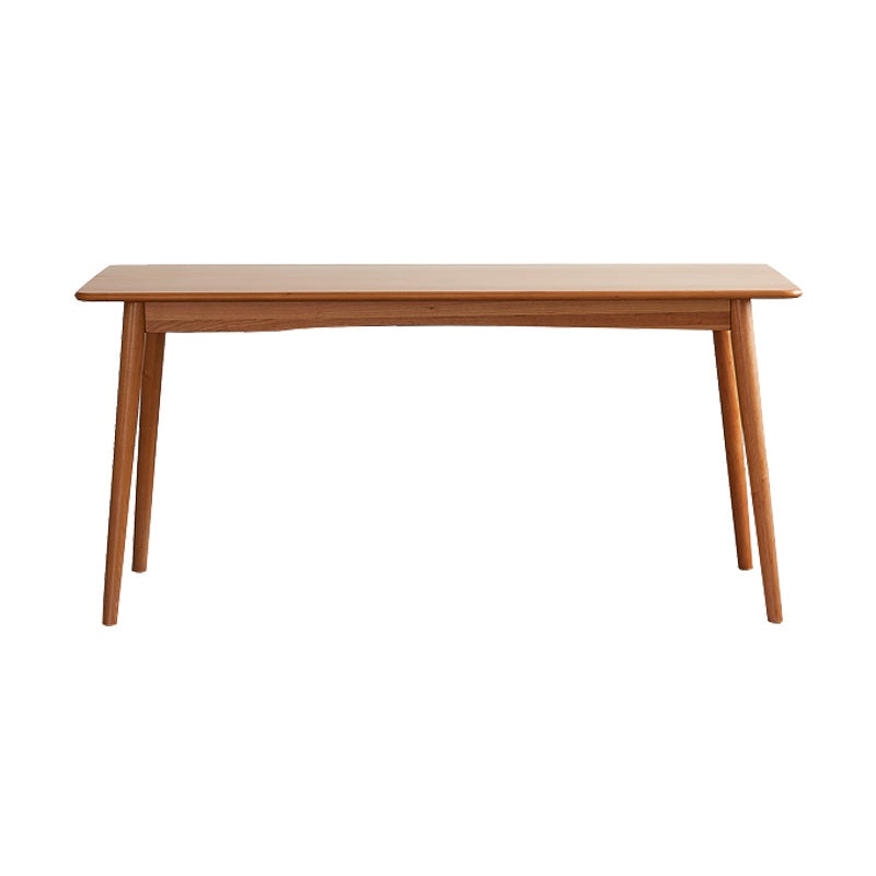 Traditional Luxury Rectangle Dining Table Solid Wood Table with 4 Legs for Dining Room
