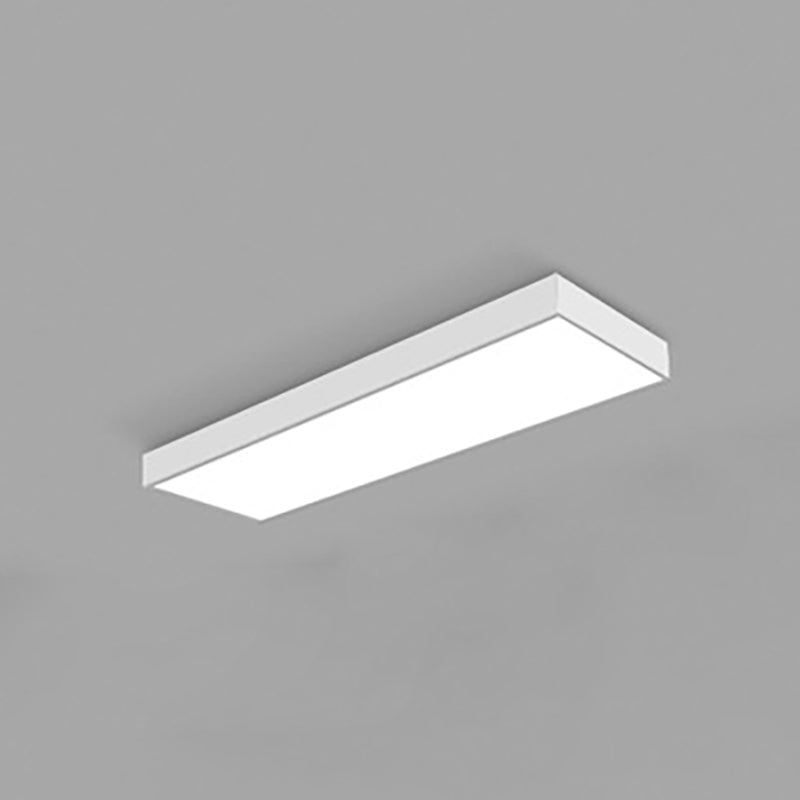 Moderne rechthoekige LED-plafondlamp Modern aluminium 1-lichts inbouw voor kantoor