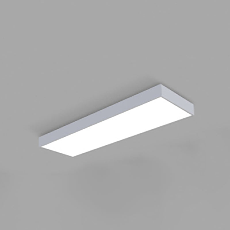 Moderne rechthoekige LED-plafondlamp Modern aluminium 1-lichts inbouw voor kantoor