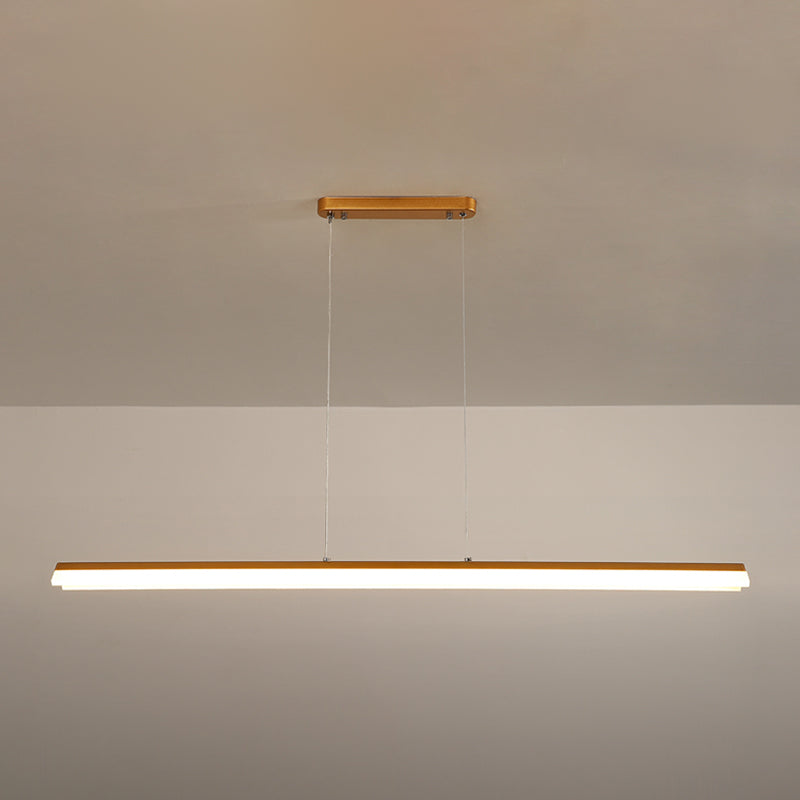 Lineair eiland hanglamp modern metalen metalen licht hanglampje