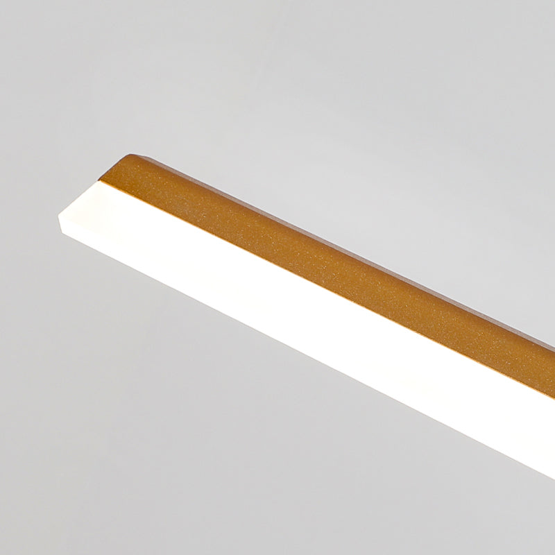 Lineair eiland hanglamp modern metalen metalen licht hanglampje
