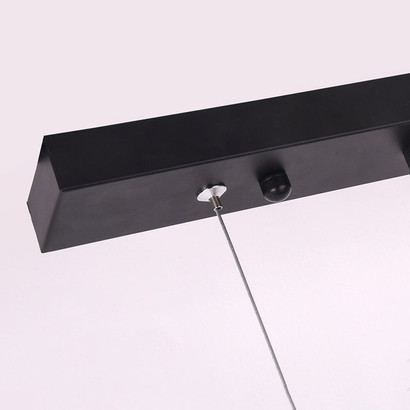 Lampadari cilindrici Isola Luci a sospensione Luci a sospensione contemporanea per il metallo dell'isola da cucina