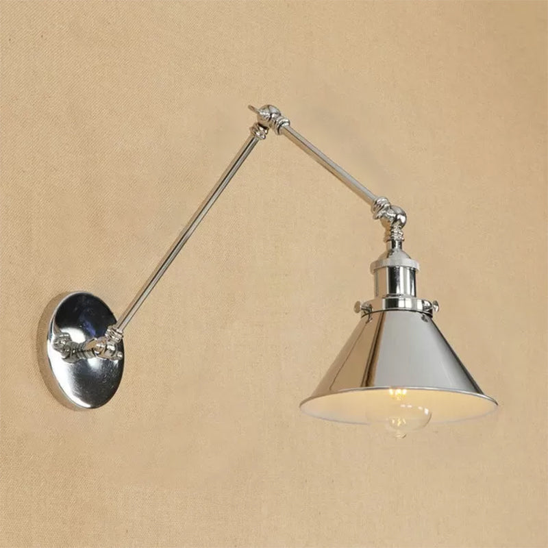 Einstellbare Armwandlampe Industrialstil 1 Leichte Wandmontagelampen