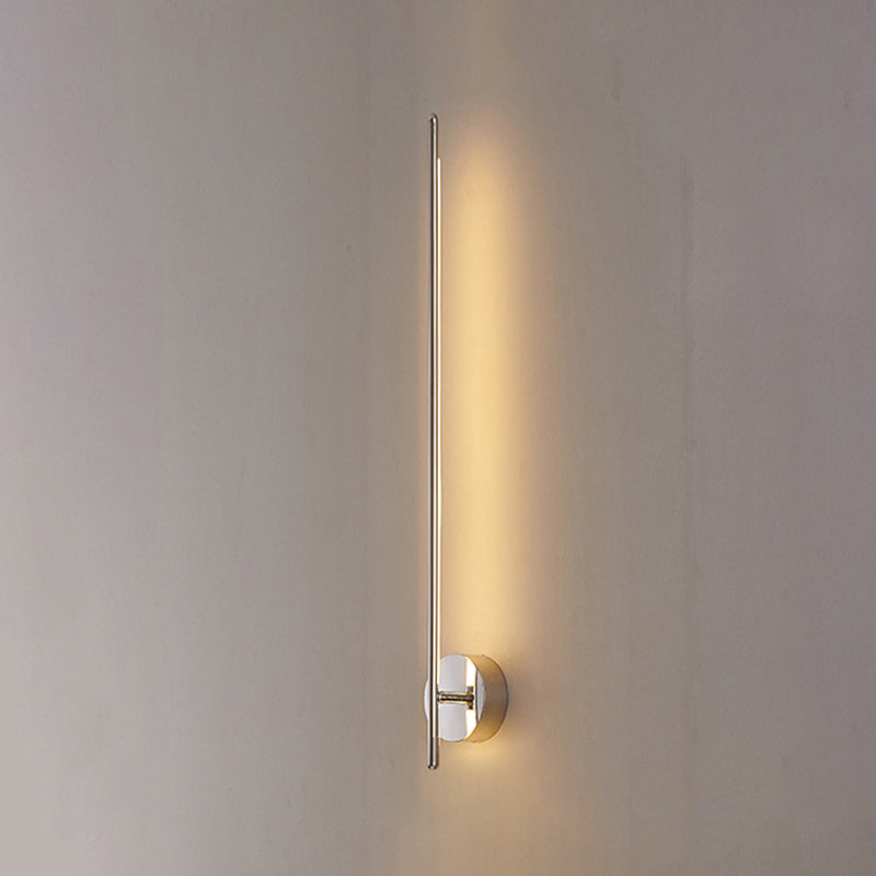 Zeitgenössischer Stil linearer LED -Wandlampe Metall 1 Licht Wandleuchte Leuchten
