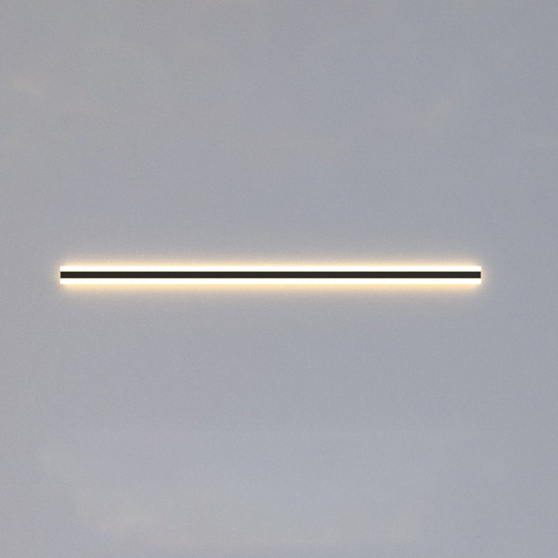 Lámpara de pared LED lineal de estilo contemporáneo 1 Luz de la pared de pared al aire libre.