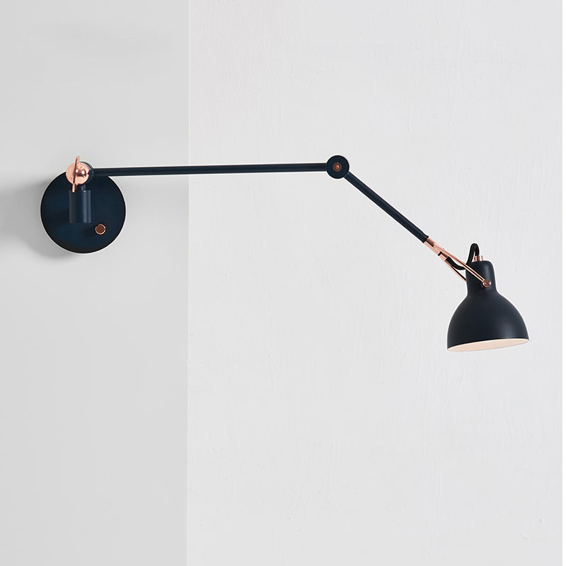 Moderner Stil Doppelarmwand Beleuchtung Metall 1 Lichtwandmontierte Beleuchtung