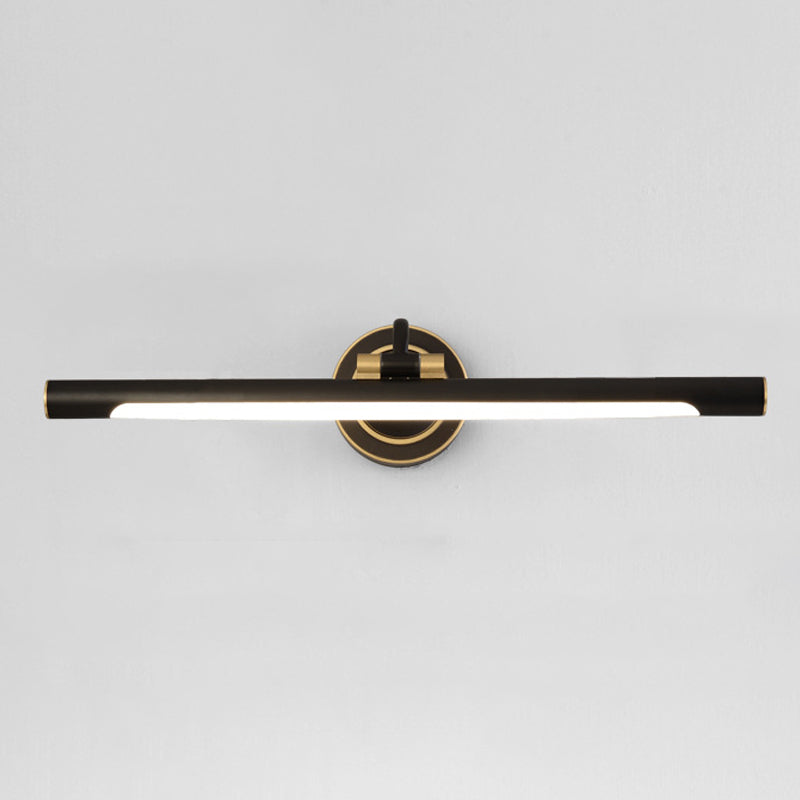 Modern Linear Vanity Light Fixture Copper Vanity Mirror Lights with Acrylic Shade