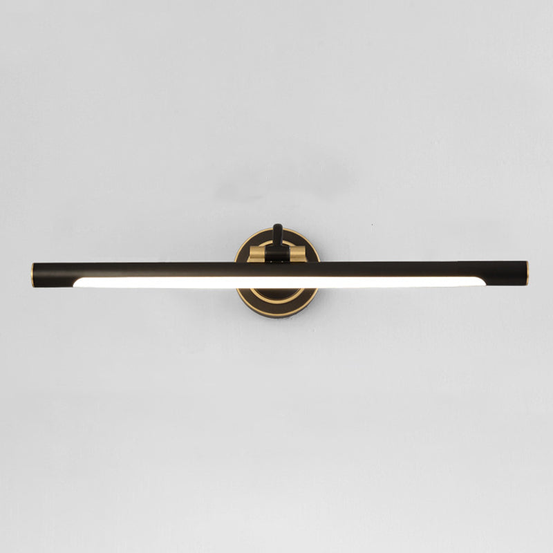 Modern Linear Vanity Light Fixture Copper Vanity Mirror Lights with Acrylic Shade