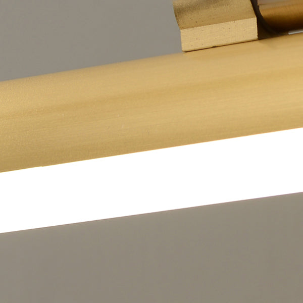 Modern Linear Vanity Light Fixture Copper Vanity Mirror Lights with Acrylic Shade