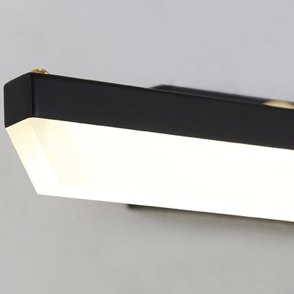 Modern Linear Vanity Lighting Fixtures Copper Wall Lighting with Acrylic Shade