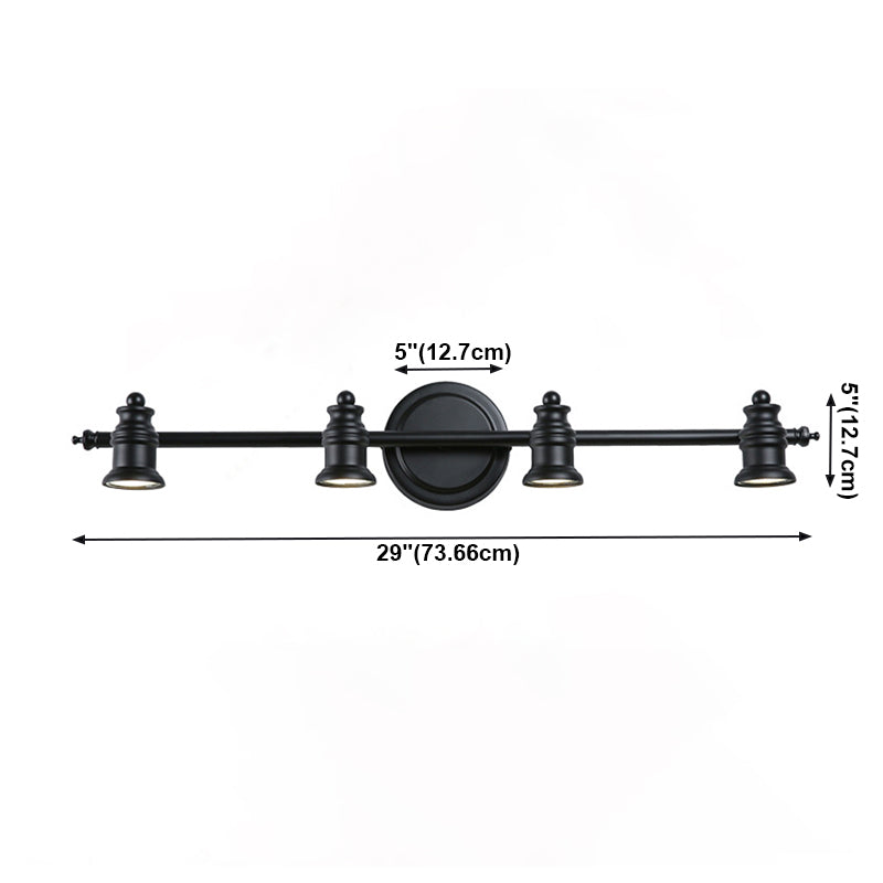 Luminaires d'éclairage de vanité de forme unique multiclavales