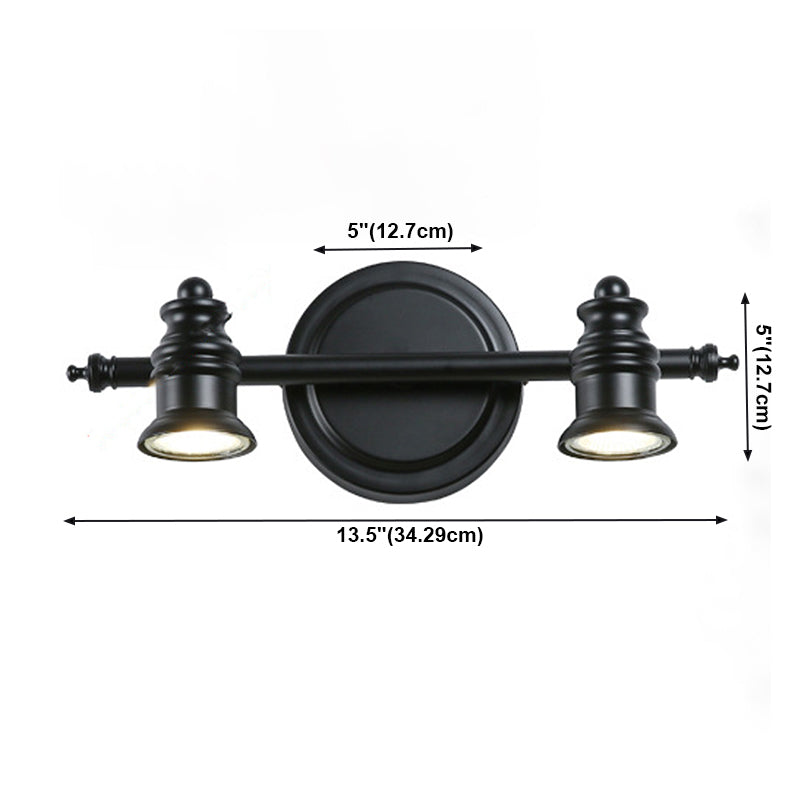 Luminaires d'éclairage de vanité de forme unique multiclavales