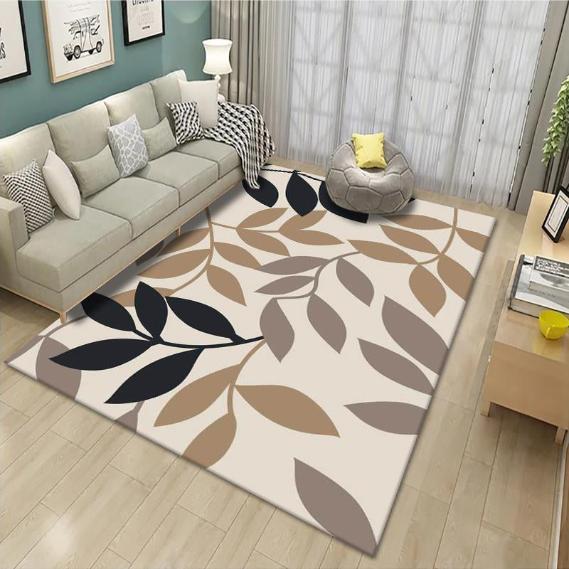 Groen Modern Rug Blending Planten Tapijt niet-slip achterste tapijt voor huisdecoratie