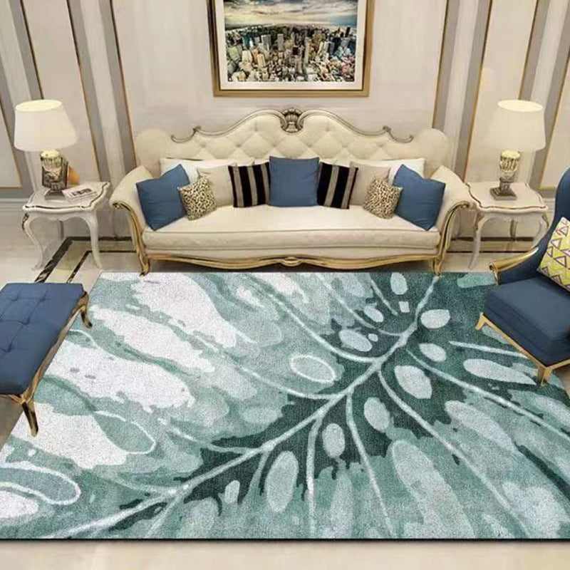 Modern bloemen Patroon Tapijten Polyester binnen Tapijt niet-slip achterste ruggebied Tapijt voor woonkamer