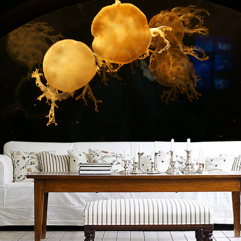 Customized Underwater Life Mural Wall Covering Mildew Resistant for Living Room