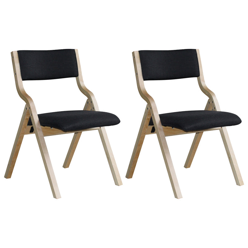 Chaise d'appoint à la maison contemporaine rembourrée, chaise de salle à manger ouverte au fini mat