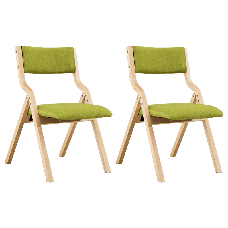Chaise d'appoint à la maison contemporaine rembourrée, chaise de salle à manger ouverte au fini mat