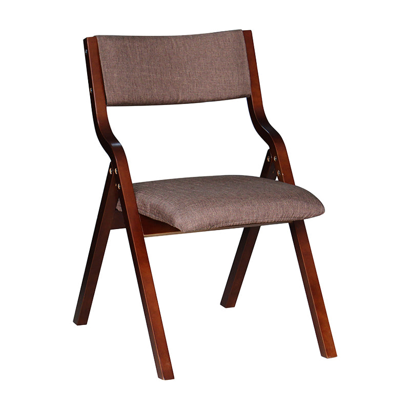Chaise d'appoint à la maison contemporaine rembourrée, chaise de salle à manger ouverte au fini mat