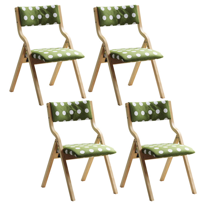 Chaise d'appoint à la maison contemporaine rembourrée, chaise de salle à manger ouverte au fini mat