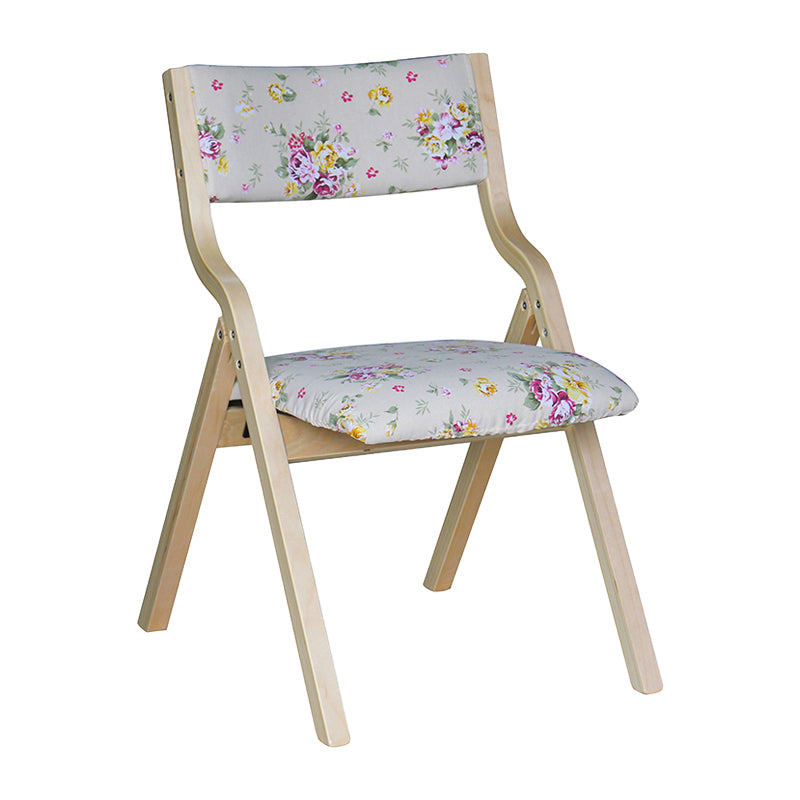 Chaise d'appoint à la maison contemporaine rembourrée, chaise de salle à manger ouverte au fini mat
