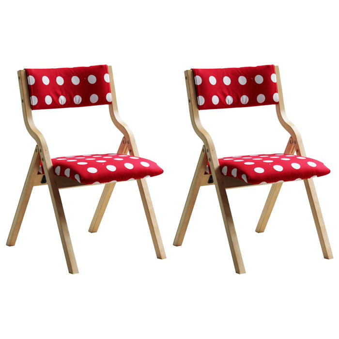 Chaise d'appoint à la maison contemporaine rembourrée, chaise de salle à manger ouverte au fini mat