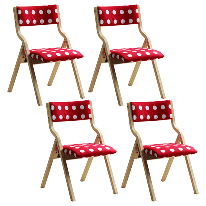 Chaise d'appoint à la maison contemporaine rembourrée, chaise de salle à manger ouverte au fini mat