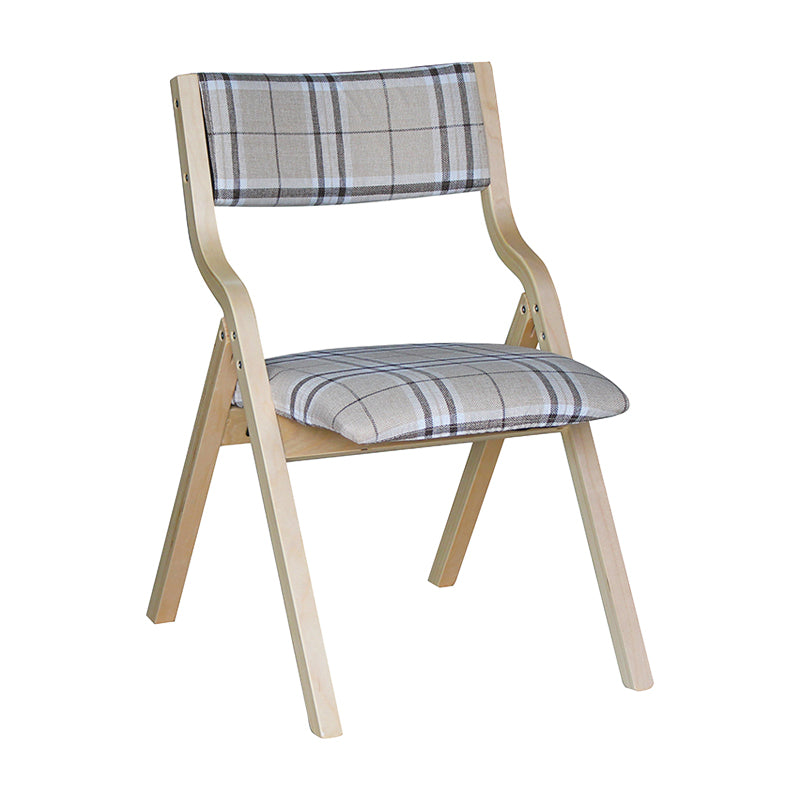 Chaise d'appoint à la maison contemporaine rembourrée, chaise de salle à manger ouverte au fini mat