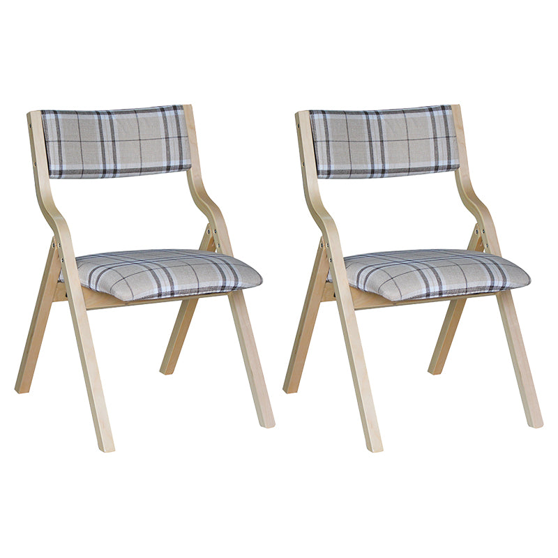 Chaise d'appoint à la maison contemporaine rembourrée, chaise de salle à manger ouverte au fini mat