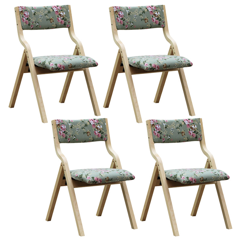 Chaise d'appoint à la maison contemporaine rembourrée, chaise de salle à manger ouverte au fini mat
