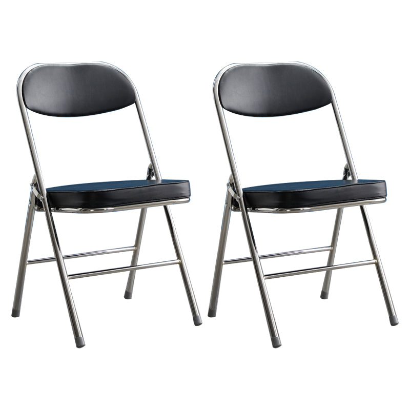 Upholstered Scandinavian Home Side Chair Matte Finish Folding Dining Chair
