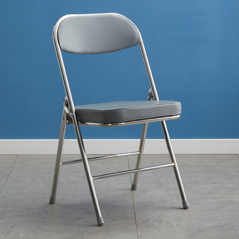 Upholstered Scandinavian Home Side Chair Matte Finish Folding Dining Chair