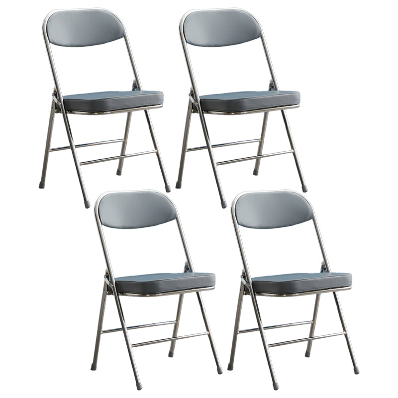 Upholstered Scandinavian Home Side Chair Matte Finish Folding Dining Chair