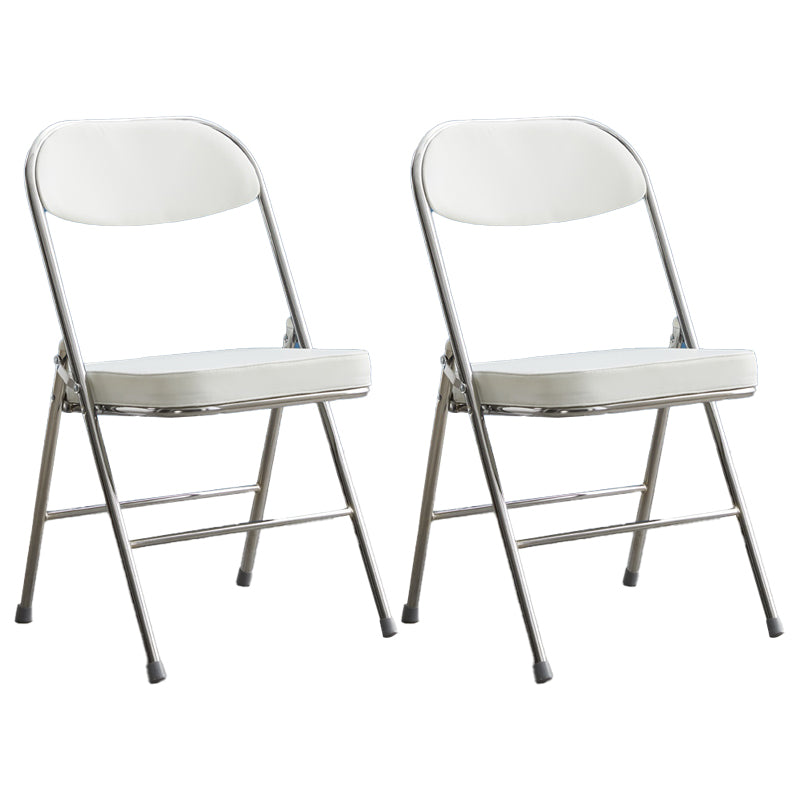 Upholstered Scandinavian Home Side Chair Matte Finish Folding Dining Chair