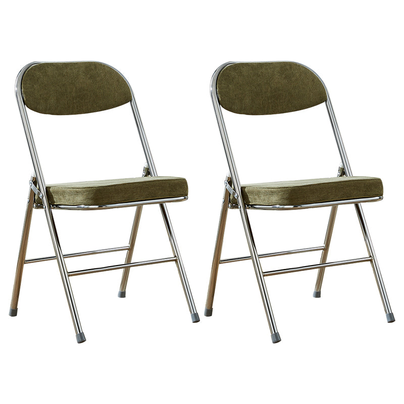 Upholstered Scandinavian Home Side Chair Matte Finish Folding Dining Chair