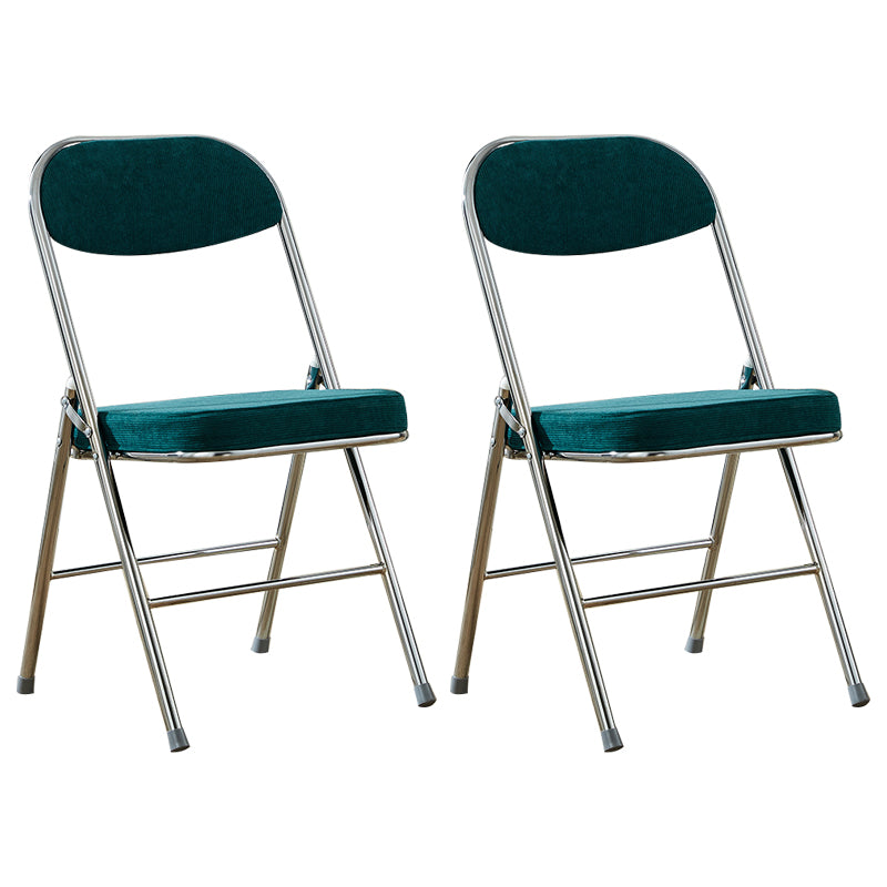 Upholstered Scandinavian Home Side Chair Matte Finish Folding Dining Chair