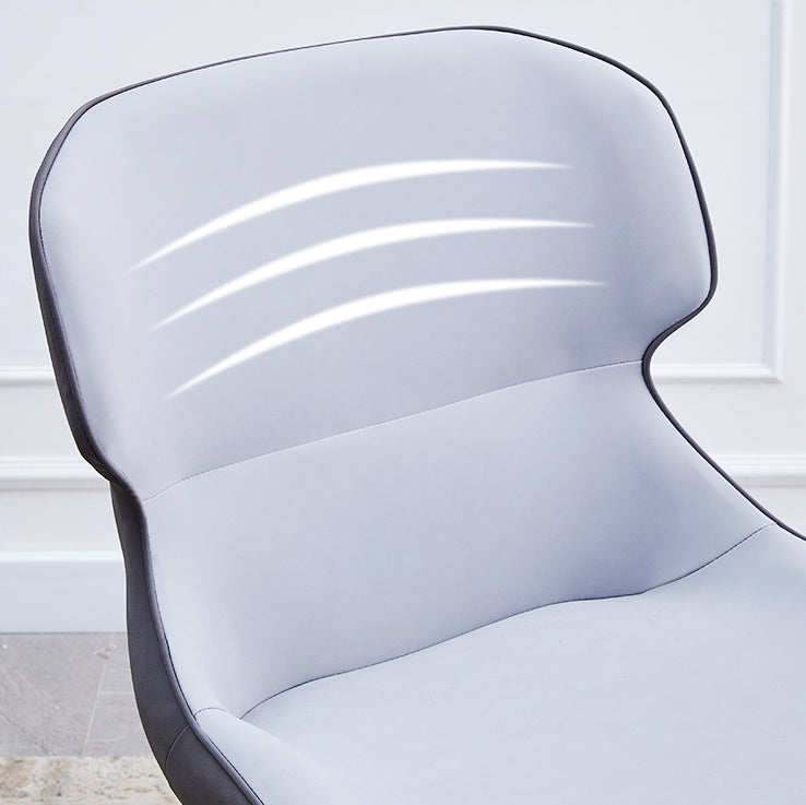 Contemporary Style Kitchen Metal Dining Chairs Dining Wingback Arm Side Chairs