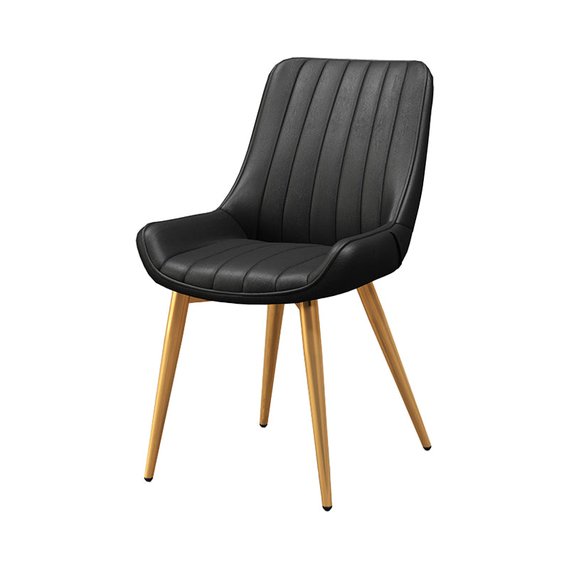 Sillas de comedor tapizadas de estilo moderno, sillas laterales con respaldo sólido para uso doméstico
