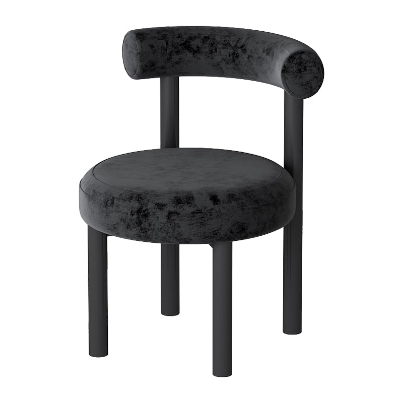 Hedendaagse stijl gestoffeerde armloze eetkamerstoelen open voor de achterkant van de achterste zijstoelen