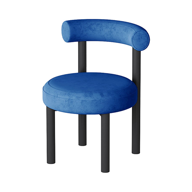 Hedendaagse stijl gestoffeerde armloze eetkamerstoelen open voor de achterkant van de achterste zijstoelen