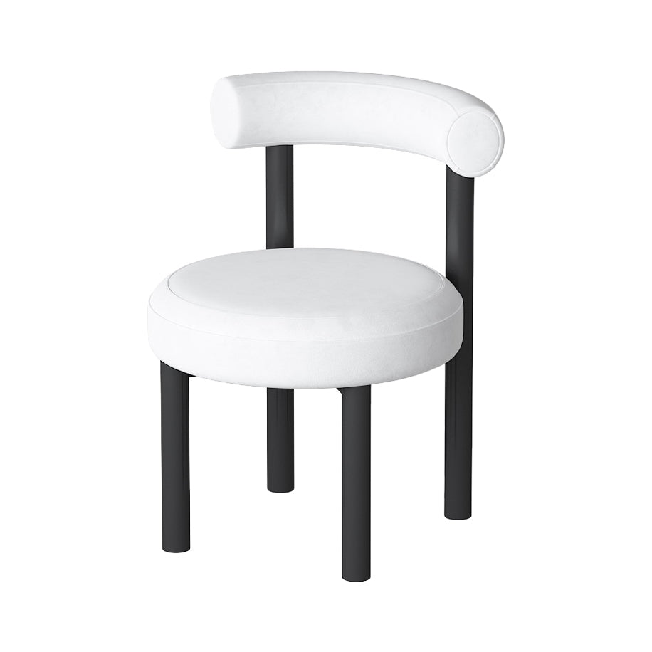Hedendaagse stijl gestoffeerde armloze eetkamerstoelen open voor de achterkant van de achterste zijstoelen
