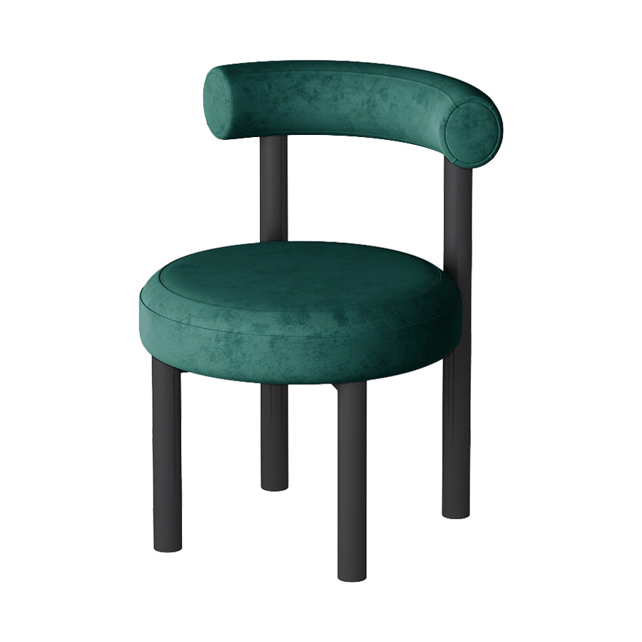 Hedendaagse stijl gestoffeerde armloze eetkamerstoelen open voor de achterkant van de achterste zijstoelen