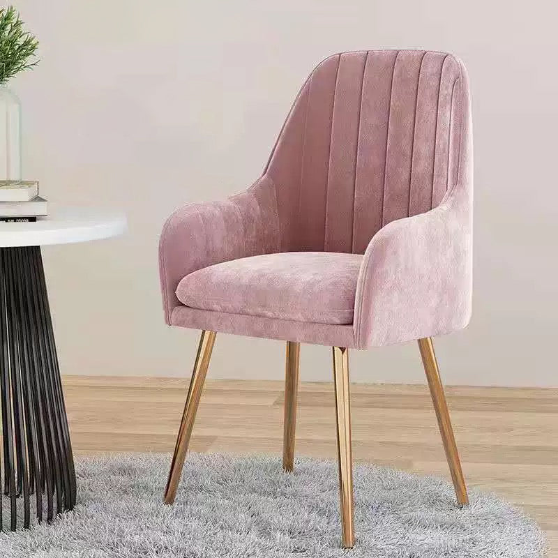 Fauteuil rembourré de Style scandinave, chaise simple à dossier solide pour la maison