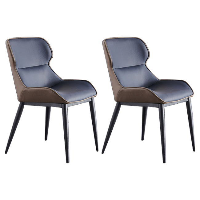 Moderne indoor-outdoor eetkamer fauteuils gestoffeerde linnen stof dineren metalen stoel